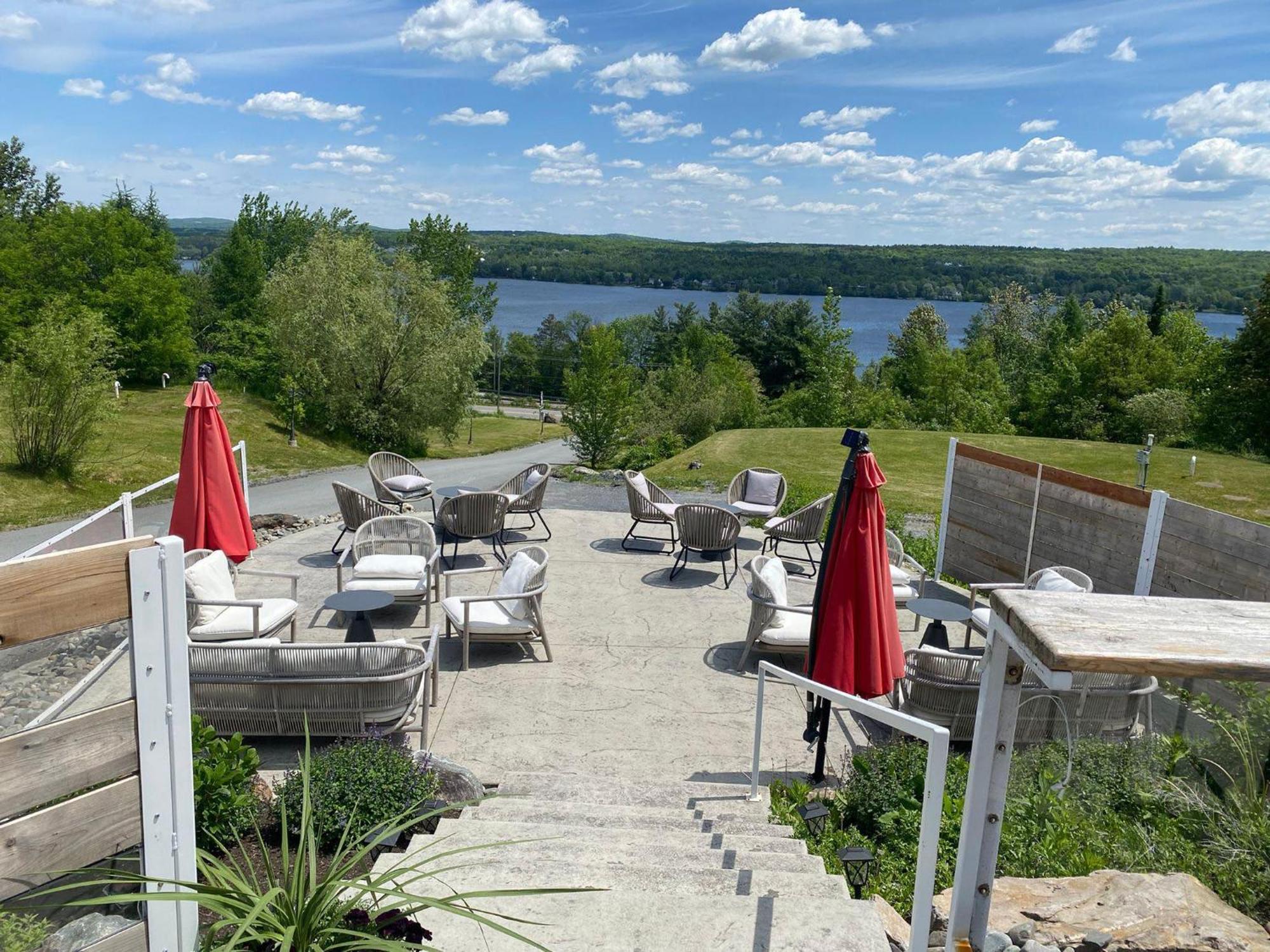 Location Au Sommet Du Lac Magog ภายนอก รูปภาพ